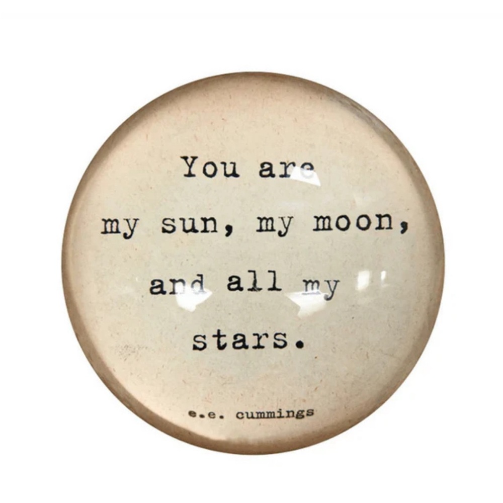 Sugarboo & Co You Are My Sun, My Moon, Stars Paperweight